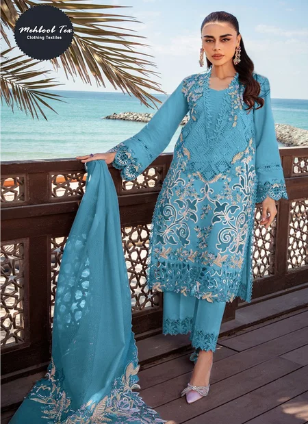 Mehboob Tex 1748 A and B Cotton Pakistani Salwar Suit Wholesalers In Surat
